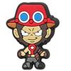 1pcs Japanese Anime One Piece Shoe Charms PVC Cartoon Shoes accessories Decoration Buckle Fit Bands Bracelets Clog Sandal Garden