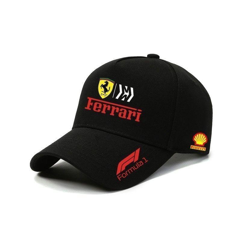 Ferrari F1 Team Racing Outdoor Cycling Sun Shade Baseball Cap for Ferrari Sp3 488 Sf90 F40 F8 458 296 Purosangue Roma 599 612
