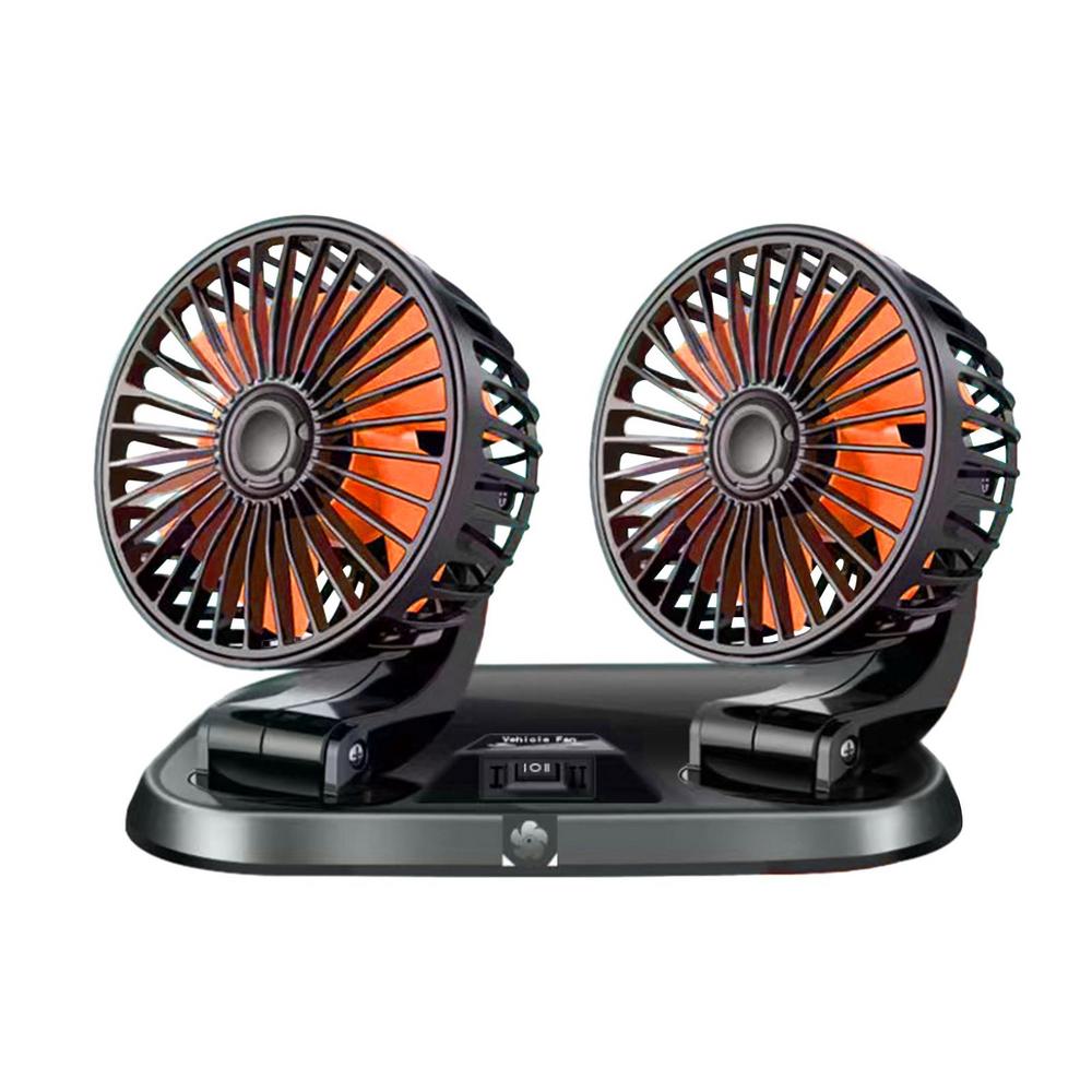 Вентилятор для автомобиля с двумя головками 12 В/24 В — фото 7