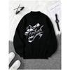 Men's Spring Autumn Winter Crew Neck Long Sleeve Sweatshirt, Casual Style With Letter Print, Suitable As Gift.