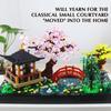 Joc de construcție DIY Tărâm Zen Grădină Blocuri de construcție Bonsai Creativ Vedere stradală Curte Ghiveci Buchet Cărămidă Asamblată Jucărie pentru Copii Cadouri pentru Fete
