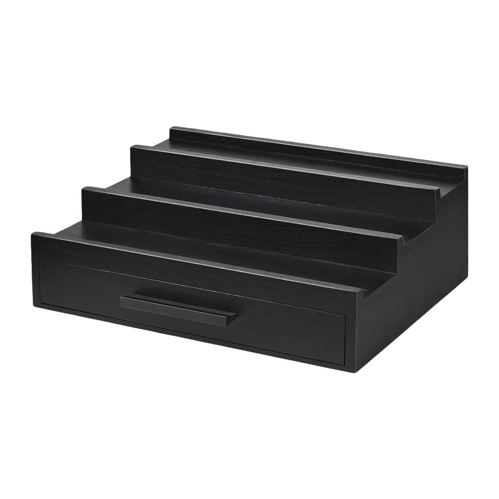 Wooden Perfume Stand Organiser With Drawers For Watches Perfume Holder Organizer Perfume Organizer
