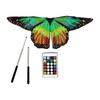 24TE Comfortable Wearable Butterfly Wing with LED Light for Halloween Dance Parties
