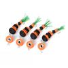 Foam Bait Triple Anchor Hook False Worm Bait Stringer Hook Floating Lure 4pcs
