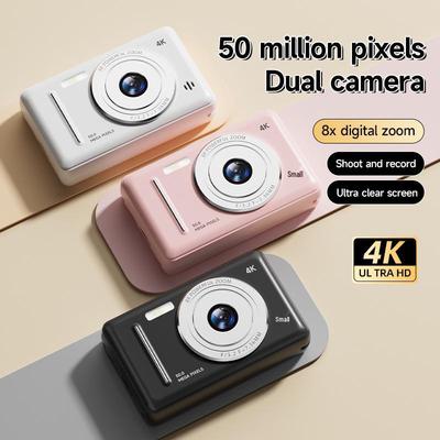 Retro CCD Digitální fotoaparát do kapsy pro studenty s duálním bleskem A1