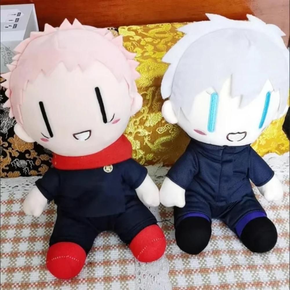 25cm Jujutsu Kaisen Plush Satoru Gojo Fushiguro Megumi Itadori Yuji Inumaki Toge Anime Figure Stuffed Plush Doll Birthday Gifts