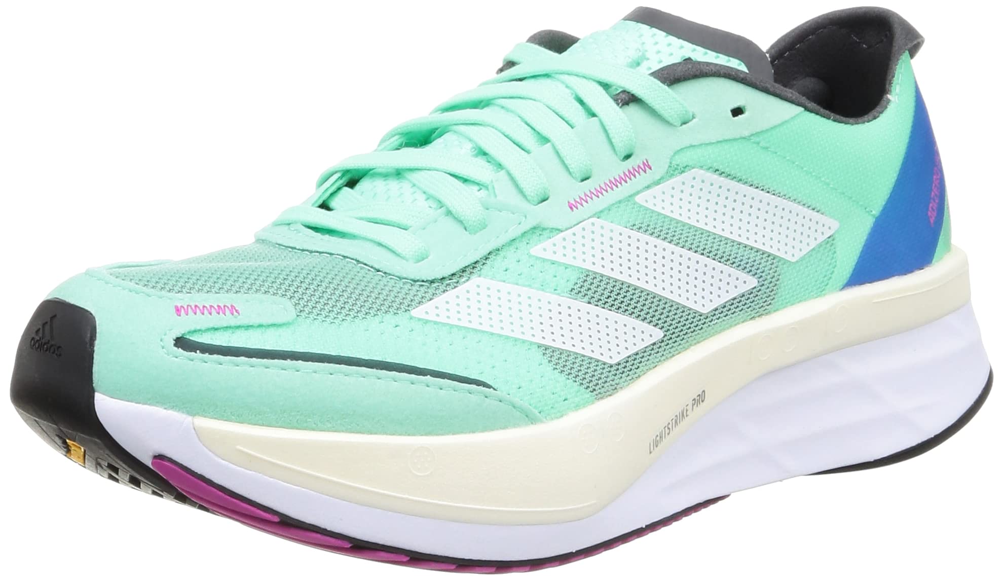 

Adidas Adizero Boston 11 Running Pulse White Size cm Men s Shoes, LWE89, Mint/Footwear White/Crystal (GV9064), 25.0