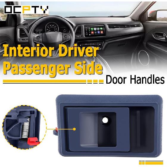 

OCPTY Door Handles Interior Driver Passenger Side Replacement fit 1989-1995 Pickup 4Runner Inside Door Handles Blue(2pcs)