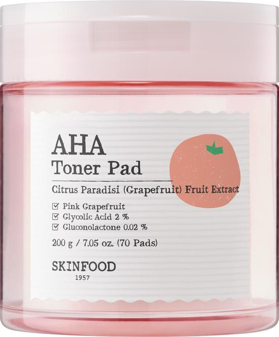Skinfood Pink Grapefruit Aha Toner Pads 70 Sheets