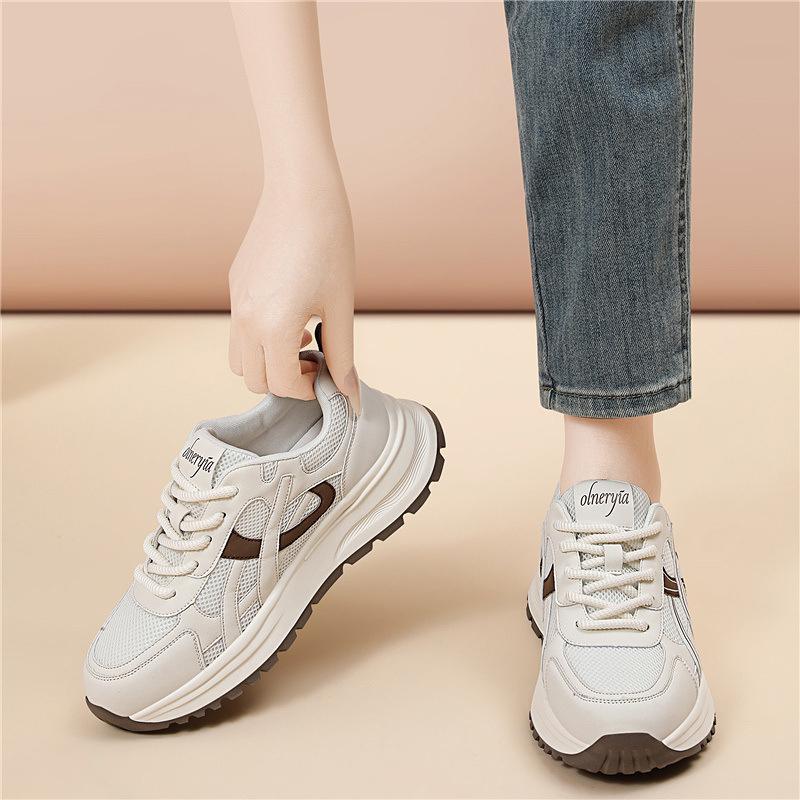 

Dad shoes heightened thick-soled cm daily leisure new sports breathable non-slip simple and versatile Forrest Gump shoes women s shoes 34
