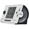 Seiko Clock NR539W Radio-Controlled Digital Alarm Clock, Loud Volume, PYXIS RAIDEN White Pearl, 77 X 167 X 57mm