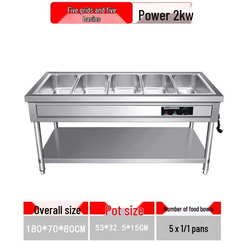 Dihersi Commercial Electric Food Warmer & Bain-Marie