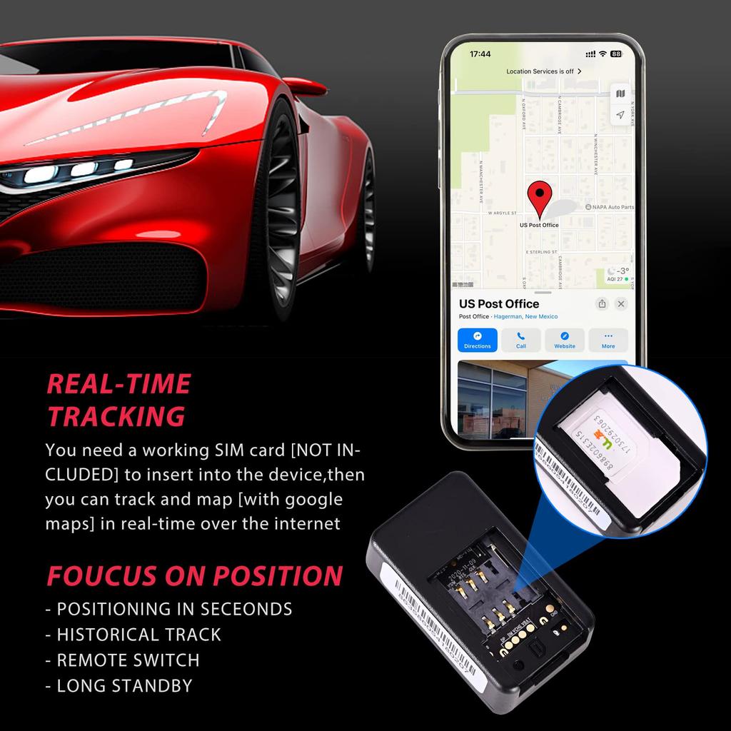 Mini GPS Tracker for Car / Mini Magnetic GPS Device Real Time Car Locator