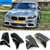 Carbon Fiber Look Zwarte auto Achteruitkijkspiegel Zijspiegel cover Caps voor BMW 5 6 7 Serie F10 F11 F18 f07 F12 F13 F06 F01 F02 LCI