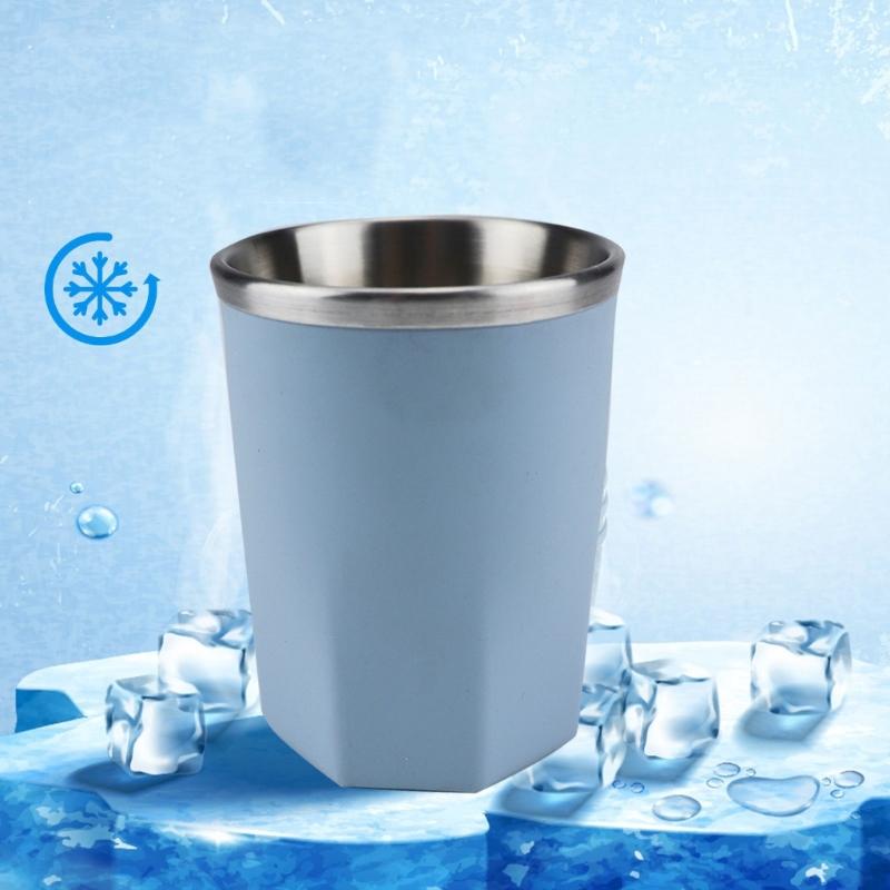 Colling Cup Frozen Cups Silicone Cup Ice Molds for Cocktails/Cool Drinks DIY Cooling Maker Cup Freeze Cup Tools