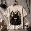 Midnight Nun Cat – Gothic Halloween Vintage T-Shirt