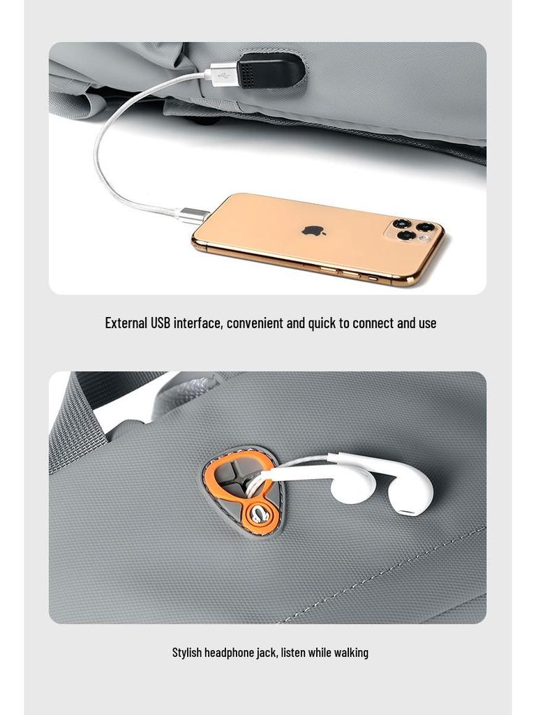 Men's Lightweight Large Capacity Travel and Laptop Backpack, Ideal for High School or College Students