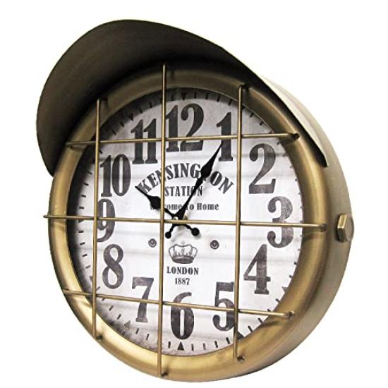Submarine Clock Antique Gold (Submarine) Wall Clock