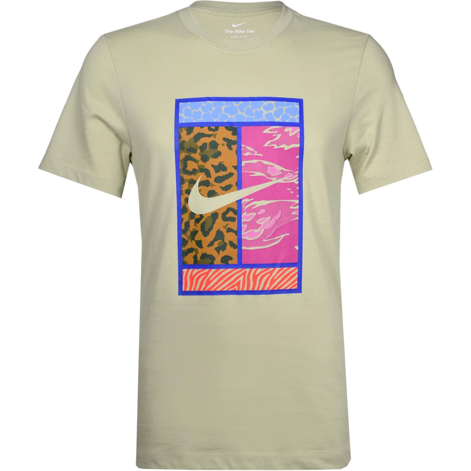 Nike Dri Fit T Shirts Men s Cyan Crew Neck HV1715-371 L