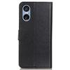 For Sony Xperia 5 VI Case PU Leather Wallet Phone Cover Litchi Texture