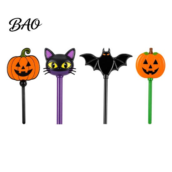 Unique Party Favor Halloween Tap to Pay Wand, Cute Pumpkin Cat Bat Accessory Shaped Credit Card Holder, Novelty Contactless Payment Stick Holder