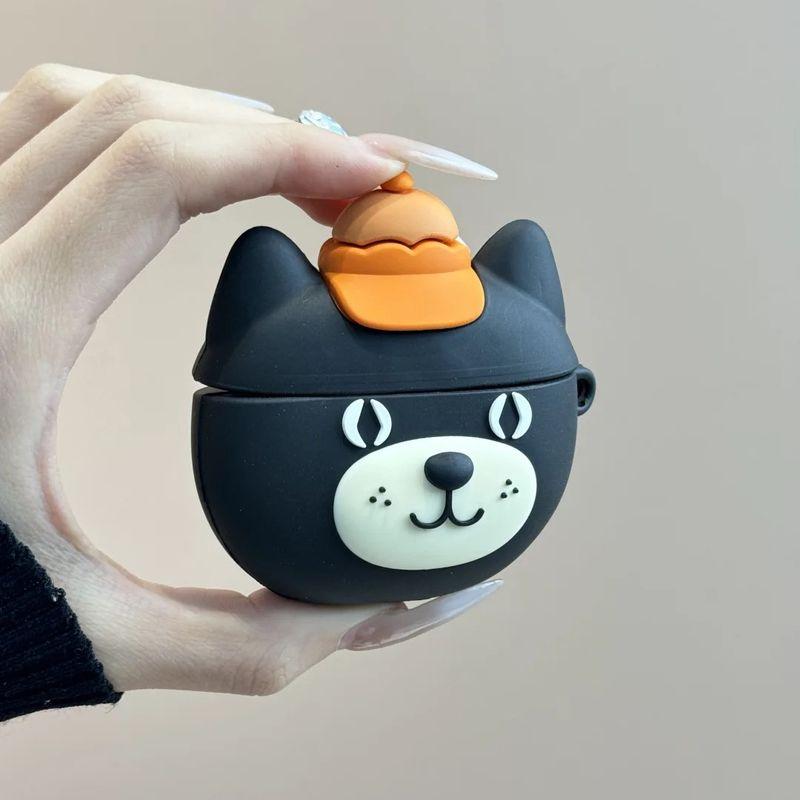 

Веселый и милый Geely Cat для чехла для наушников Huawei Freeclip Freebudspro4 Защитный чехол Freebuds6i Нишевый стиль 4E Мультяшный SE2 Силиконовый Pro3 Мягкий чехол 5i Huawei FreeClip jellycat Geely cat [single shell]]