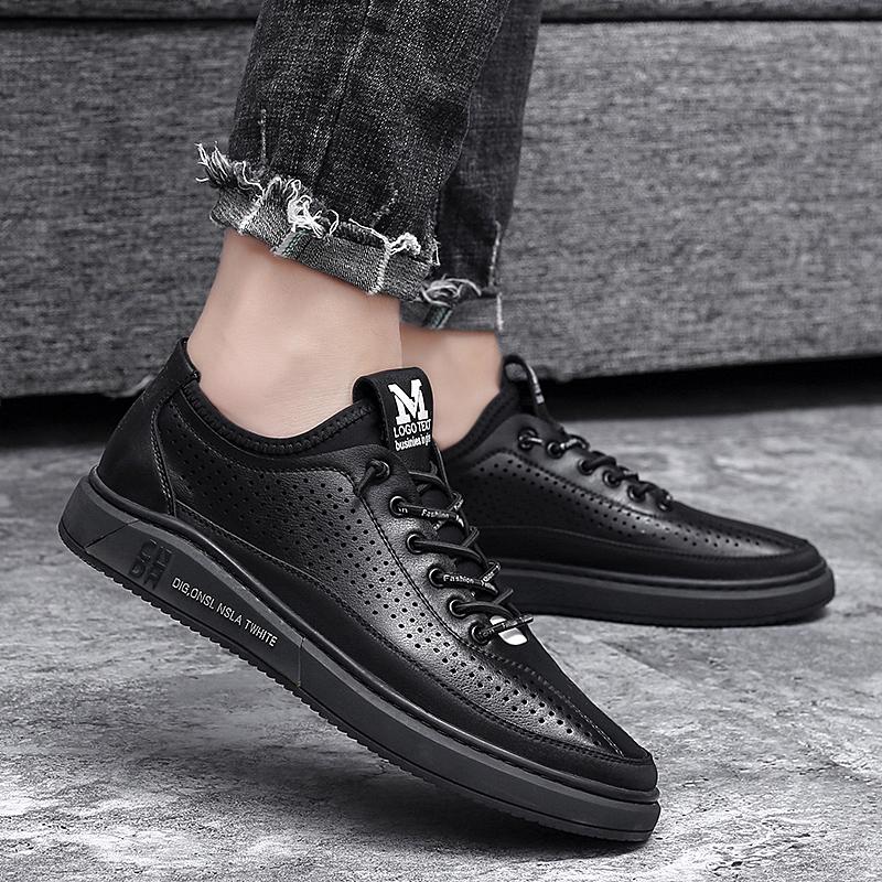 Fashion Hollowed out breathable comfortable fashionable outdoor men's shoes Sneakers Fashion Driving Walking Tennis Shoes for Male