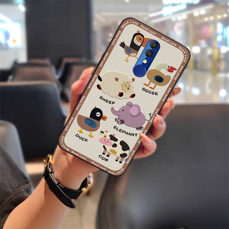 Waterproof Cover Phone Case For Alcatel 3 2019 Anti-knock Dirt-resistant Full Wrap Protective Anti-dust Silicone TPU