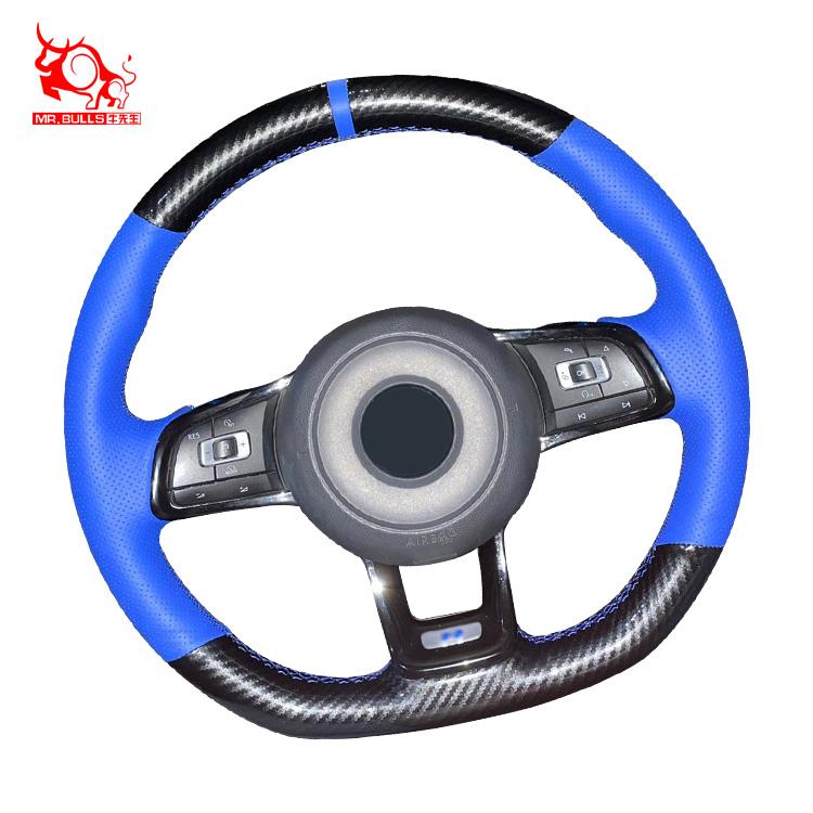 Customized Available Durable Steering Wheel Cover Wrap for Volkswagen Jetta GLI Golf GTI TCR Tiguan GTE Concept Polo GTI