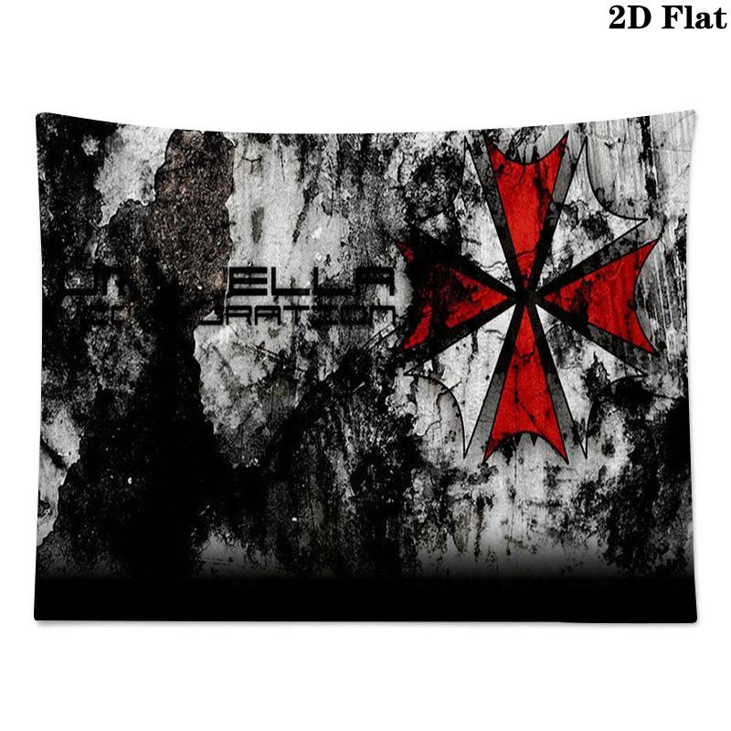 Umbrella Corporation Wall Tapestry Aesthetic Wall Hanging Printed Fabric Blanket Decorative Tapestries for Bedroom Living Room Home Decor