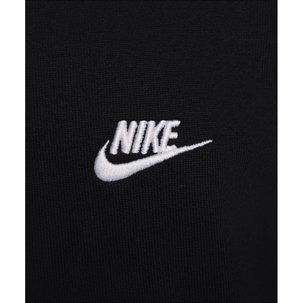 Nike Club Fleece Oversized French Terry Crew M   Schwarz Weiß  Hj1820 010