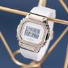 Casio All Metal Series Square Dial Digital Watch Women Watches White GM-S5600G-7PR