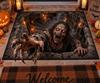Felpudo de Halloween 2026, Felpudo de Zombi Saliendo de la Tumba, Decoración de Puerta Principal Aterradora, Regalo Espeluznante para Porche 2027