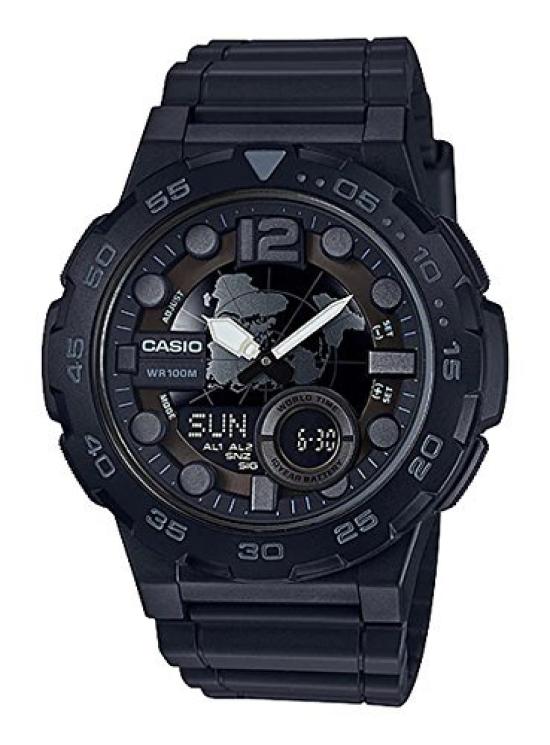 

Наручные часы Casio STANDARD Стандартные Дешевые Casio Аналогово-цифровые AEQ-100W-1B