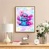 Stitch Angel Love 5D Round Diamond Painting Kit Diamond Embroidery Painting Rhinestones Mosaic Frameless Handwork Decoration Arts
