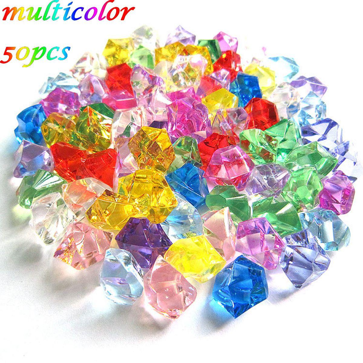 

Кристальные ледяные кубики украшения, украшение для аквариума, искусственные камни, булыжники, наполнитель для вазы, галька разноцветный