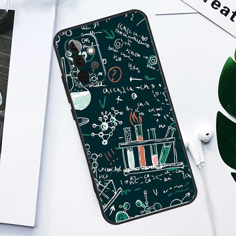 Biology and Chemistry For Samsung Galaxy A34 A54 A14 A55 A35 A15 A53 A33 A13 A05 A06 A16 A22 A32 A52 Phone Case