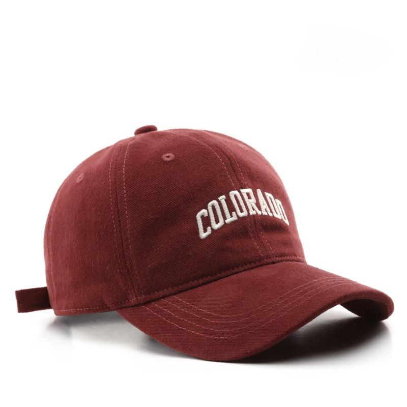 Japanese women's fashion popular retro letter embroidered cap outdoor sports travel shade baseball cap