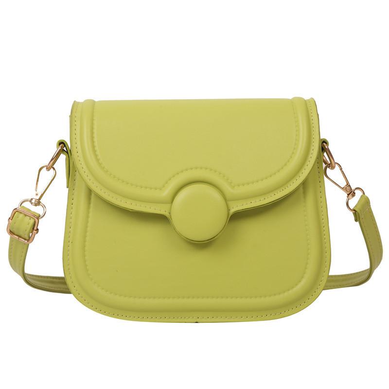 Stylish Vintage-inspired Small Crossbody Bag For Women In Khaki With Magnetic Closure