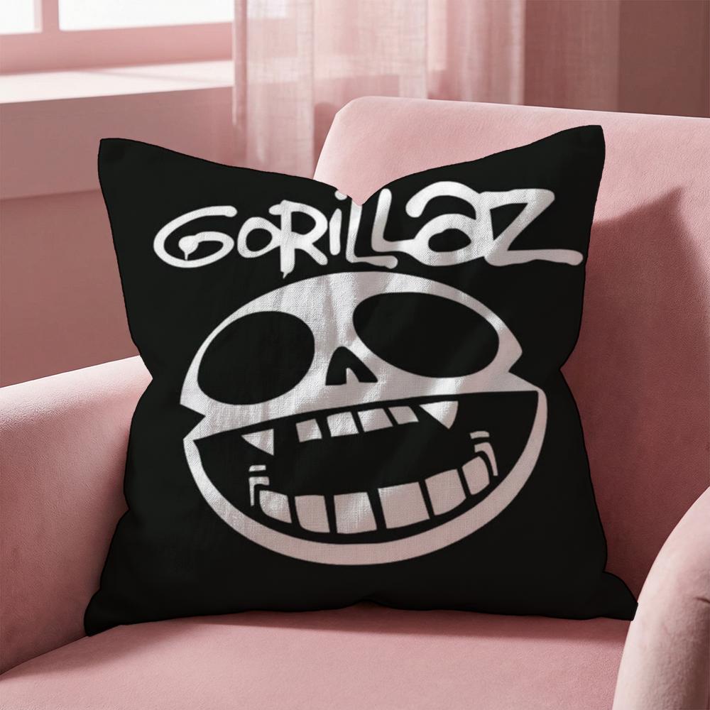 Band Cool G-Gorillaz Kissenbezug Mehrzweck-Kissenbezug für Zuhause & Auto - Wendbar, Weich & Langlebig für den täglichen Gebrauch