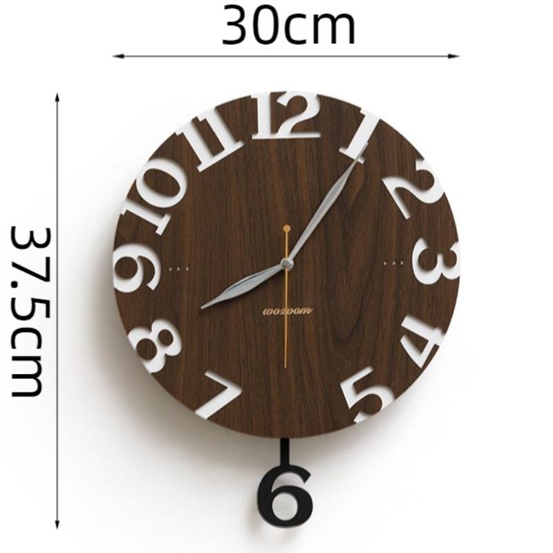 Decorative Wall Clock Modern Wall Watch Luxury Aesthetic Pendulum Clocks Minimalist Silent Elegant Living Room Watches Decor