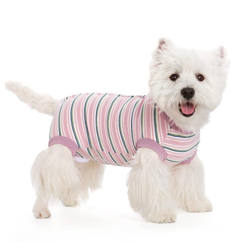 Pet Dog Clothes, Thin Belly Protection Vest, Anti-cold Back Breasted Female Dog Male Dog Sterilization and Weaning Post-operative Clothes