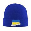 Neue Neue Ukraine Flagge Mützen Strickmützen Fitnessstudio Elastische Unisex Erwachsenen Mützen Frühling Benutzerdefinierte Lässige Mützen Geschenk