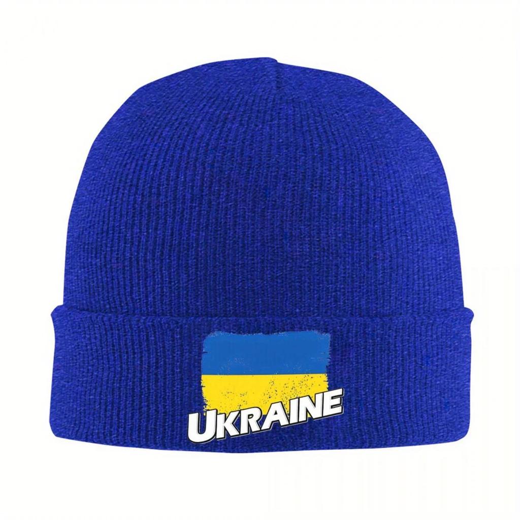 Neue Neue Ukraine Flagge Mützen Strickmützen Fitnessstudio Elastische Unisex Erwachsenen Mützen Frühling Benutzerdefinierte Lässige Mützen Geschenk
