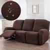 4/6/8Pcs/Set Stretch Jacquard Sofa Cover Splash-Proof Recliner Slipcover With Elastic Bottom And Side Pocket Furniture Protector