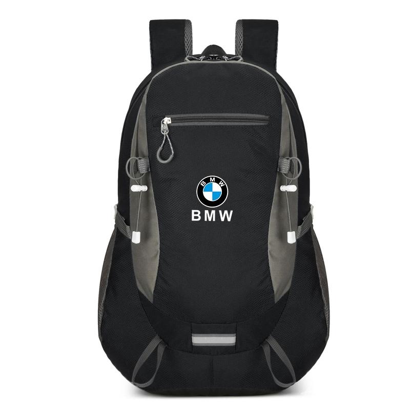 FWAV6 Casual Car Logo Backpack School Outdoor Hiking Lightweight Travel Daypack For BMW M Performance 1 3 5 7 Series X1 X3 X5 Stickers