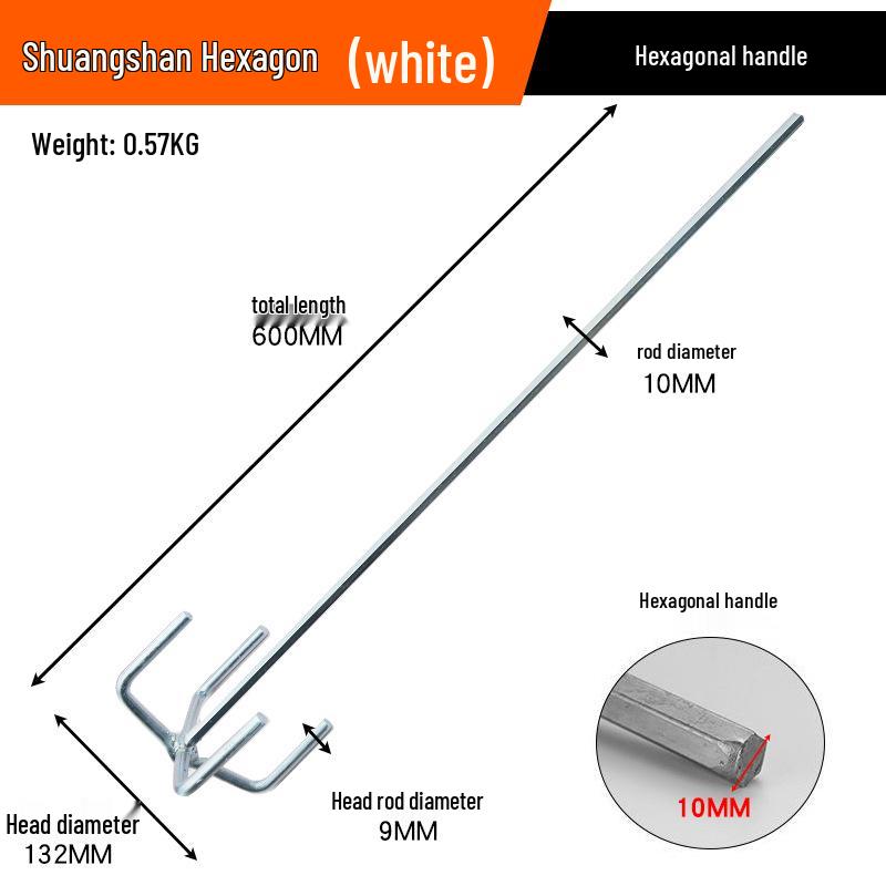 Multi-Function Electric Hammer Drill with Mixer Rod for Dust, Cement, Paint, and Putty Applications