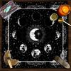 Square Flannelette Tarot Altar Cloth Board Game Pad Astrological Oracles Pad Table Cover Card Mat Divinations Tablecloth