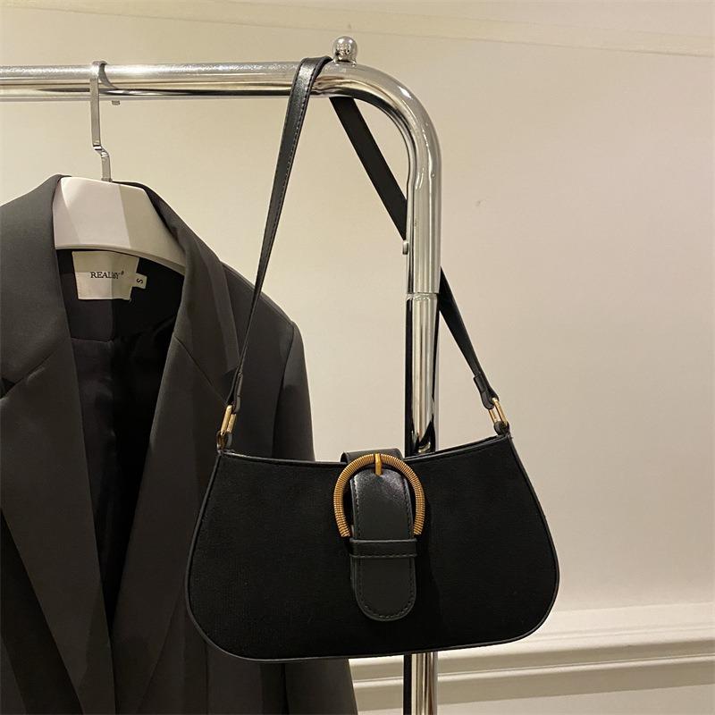 Underarm bag women's new trendy niche design casual simple foreign style retro shoulder crossbody small square bag