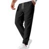 Men's Loose Fit Lounge Pants with Drawstring Waist Breathable Straight Leg Casual Sports Trousers for Home and Outdoor Wear